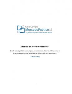 Manual de Uso Proveedores