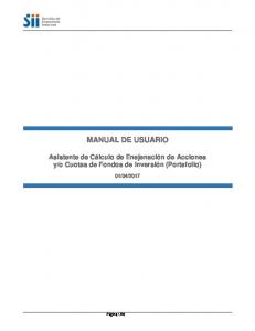 MANUAL DE USUARIO - Servicio de Impuestos Internos