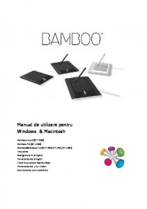 Manual de utilizare pentru Windows & Macintosh