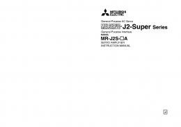 Manual MR-J2-ASuper