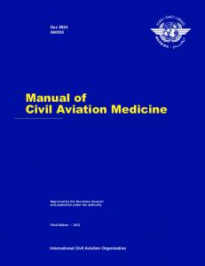 Manual of Civil Aviation Medicine