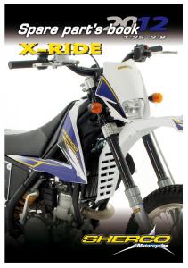 manual RECANVIS XRIDE 2T 2012 - Sherco