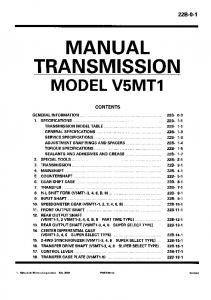 MANUAL TRANSMISSION