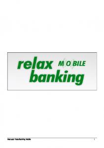 Manuale Mobile - Relax Banking