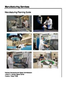 Manufacturing Planning Guide