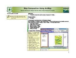 Map Composition Using ArcMap