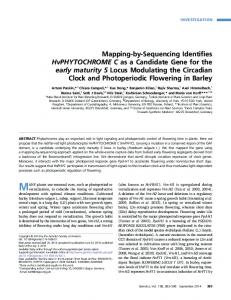 Mapping-by-Sequencing Identifies ... - BioMedSearch