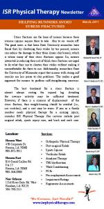 March 2011 Newsletter