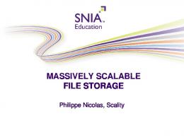 Massively Scalable File Storage - SNIA