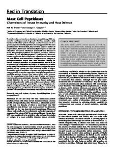 Mast Cell Peptidases - ATS Journals