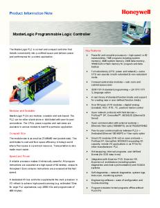 MasterLogic Programmable Logic Controller