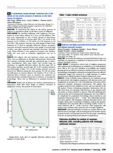 Maternal morbidity associated with placenta previa with and without ...