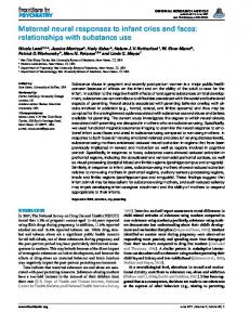 Maternal neural responses to infant cries and faces - BioMedSearch