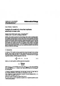 Mathematical Biology