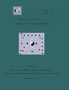 mathematical combinatorics - UNM Gallup