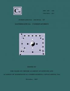 mathematical combinatorics - UNM Gallup