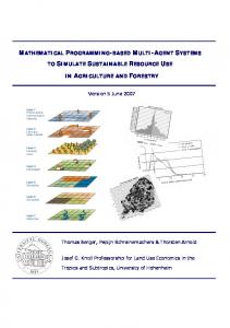 mathematical programming-based multi-agent ...