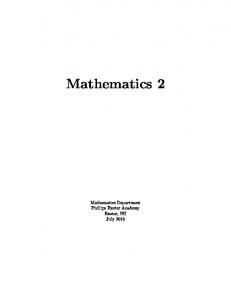 Mathematics 2