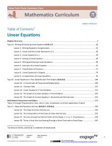 Mathematics Curriculum - EngageNY