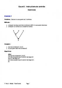 Matlab: Exercices