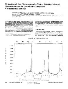 Matrix Isolation ... - SAGE Journals