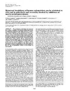 matrix metalloproteinases