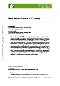 Matter Bounce Scenario in F (T) gravity