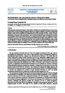 measurement and analysis of partial discharge