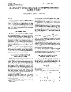 measurement of the nonlinear momentum compaction factor in rhic