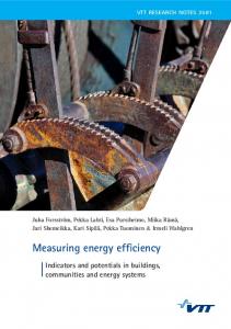 Measuring energy efficiency Indicators and potentials in buildings ...