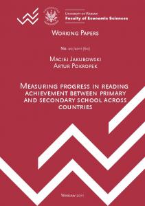 Measuring progress in reading achievement between primary ... - Core