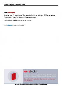 Mechanical Properties of Composite Polymer