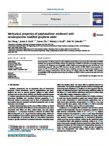 Mechanical properties of polybutadiene reinforced with ...