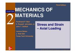 MECHANICS OF MATERIALS