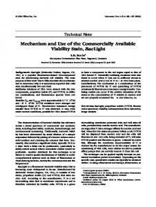 Mechanism and use of the commercially ... - Wiley Online Library