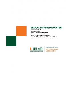 medical errors prevention