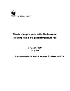 Mediterranean climate - WWF