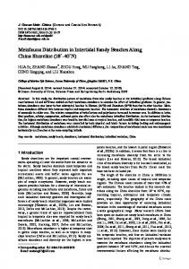 Meiofauna Distribution in Intertidal Sandy Beaches ... - Springer Link