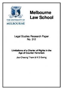 Melbourne Law School