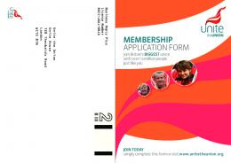 MEMBERSHIP APPLICATION FORM