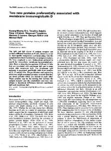 membrane immunoglobulin D - Europe PMC