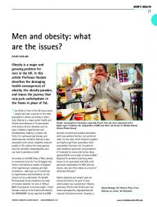 Men and obesity - Wiley Online Library