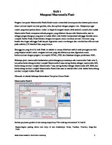 Mengenal Macromedia Flash - Vidyagata
