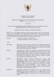 MENTERI DALAM NEGERI REPUBLIK INDONESIA INSTRUKSI ...