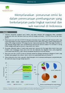 Menyelaraskan penurunan emisi ke dalam perencanaan - World ...