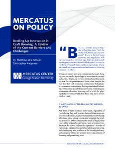 mercatus on policy - Mercatus Center