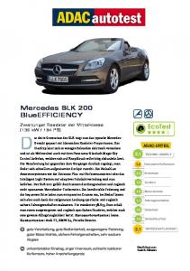 Mercedes SLK 200 BlueEFFICIENCY - ADAC