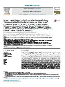 Mercury contamination level and speciation inventory