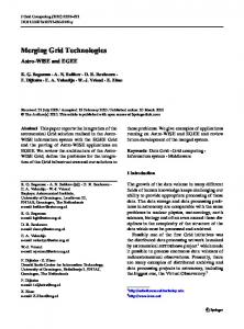 Merging Grid Technologies - Astro-WISE