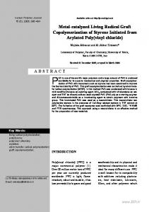 Metal-catalyzed Living Radical Graft ...